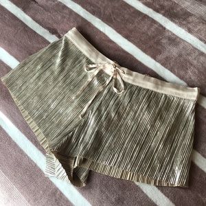 Victoria’s Secret Gold Pajama Shorts